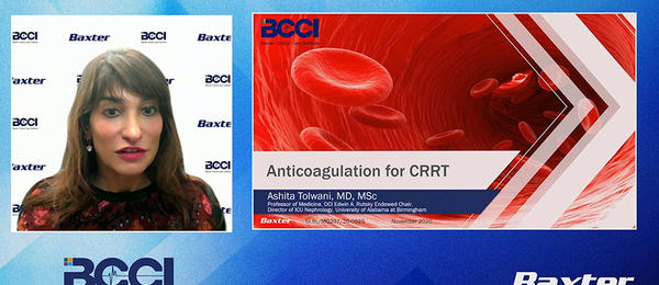 Dr. Tolwani - Anticoagulation and CRRT